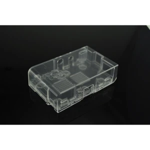 Carcasă plastic transparent Raspberry Pi compatibilă cu modelele A și B