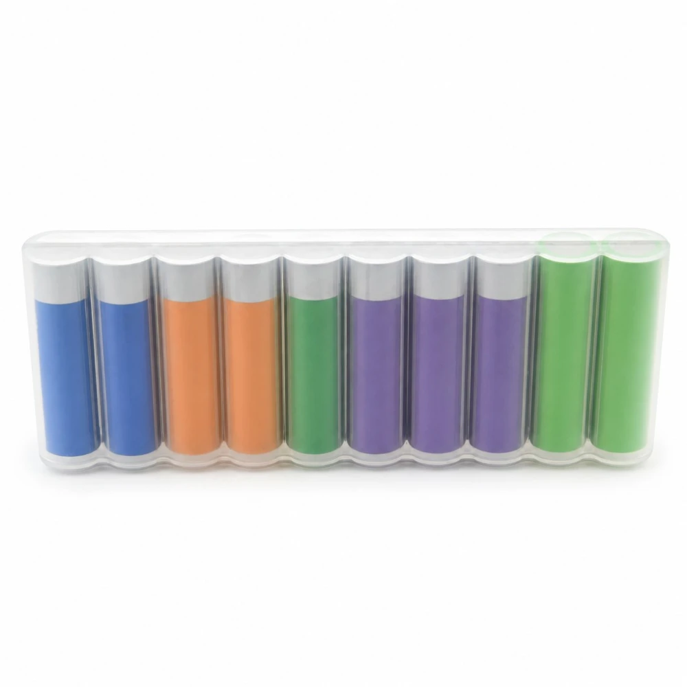 Cutie Suport Portbaterii 10× 18650 Plastic Transparent Capacitate Mare