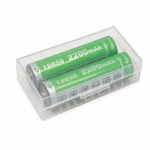 Cutie Suport Portabil Baterii 2× 20700 21700 Plastic Transparent Depozitare