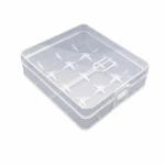 Cutie Suport Portbaterii 4× 18650 Plastic Transparent Depozitare Protecție