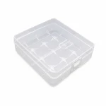 Cutie Suport Portbaterii 4× 18650 Plastic Transparent Depozitare Protecție