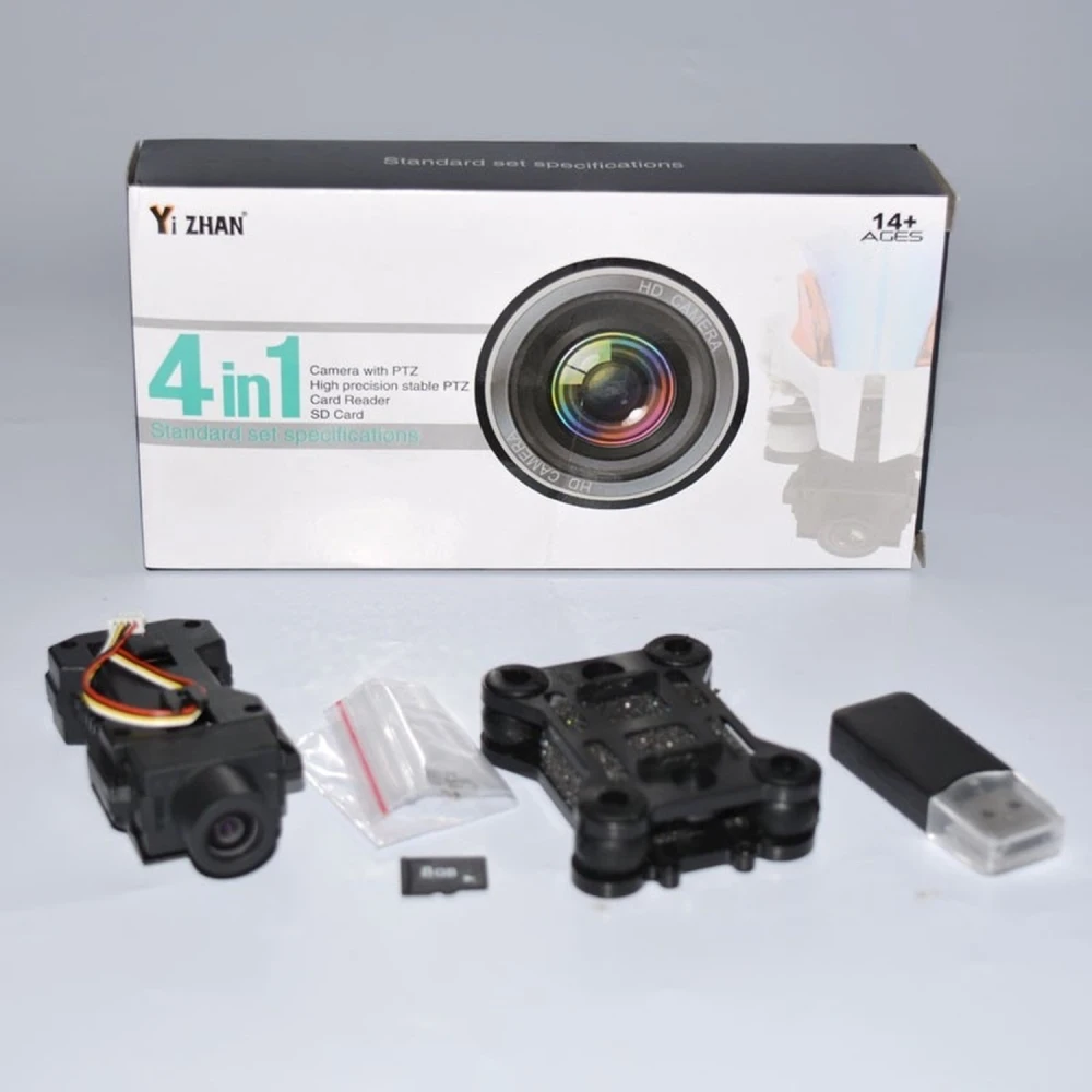 Cámara HD 720p 2mpx para drone Tarantula X6 con montaje PTZ original en soporte