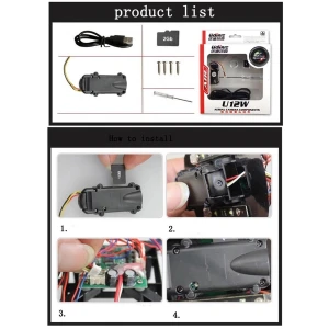 Cameră HD pentru quadcopter U12W compatibilă cu modelele U818A și U829A