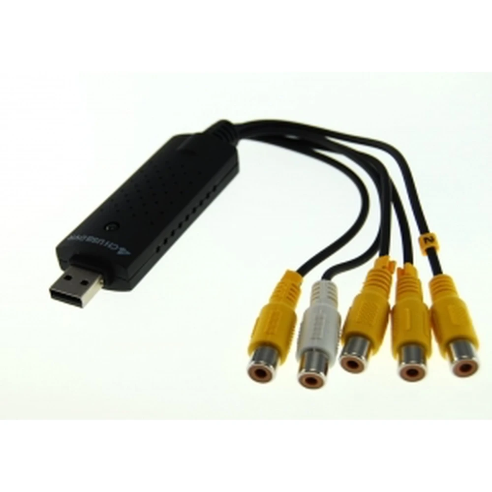 Captură video Easycap 4 canale USB 2.0 pentru supraveghere video