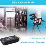 Captură video HDMI USB 1080P pentru streaming, jocuri și videoconferințe