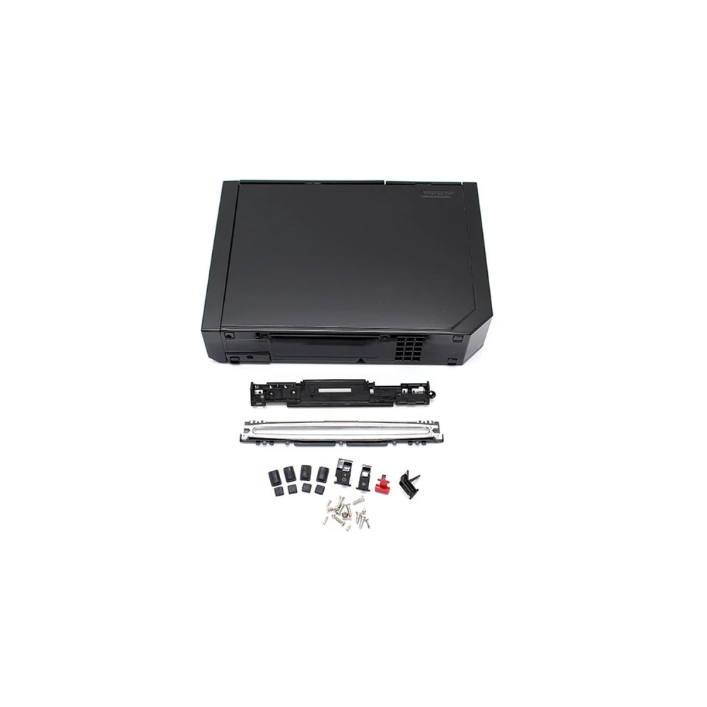Carcasă completă Nintendo Wii neagră pentru înlocuire și reparație