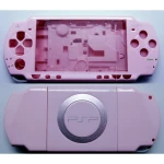 Carcasă completă PSP 2000 roz cu butoane pentru PSP Slim