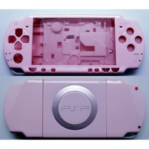 Carcasă completă PSP 2000 roz cu butoane pentru PSP Slim