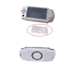 Carcasă completă PSP albă cu butoane pentru reparație și personalizare