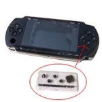 Carcasă completă PSP neagră cu butoane pentru reparație și înlocuire