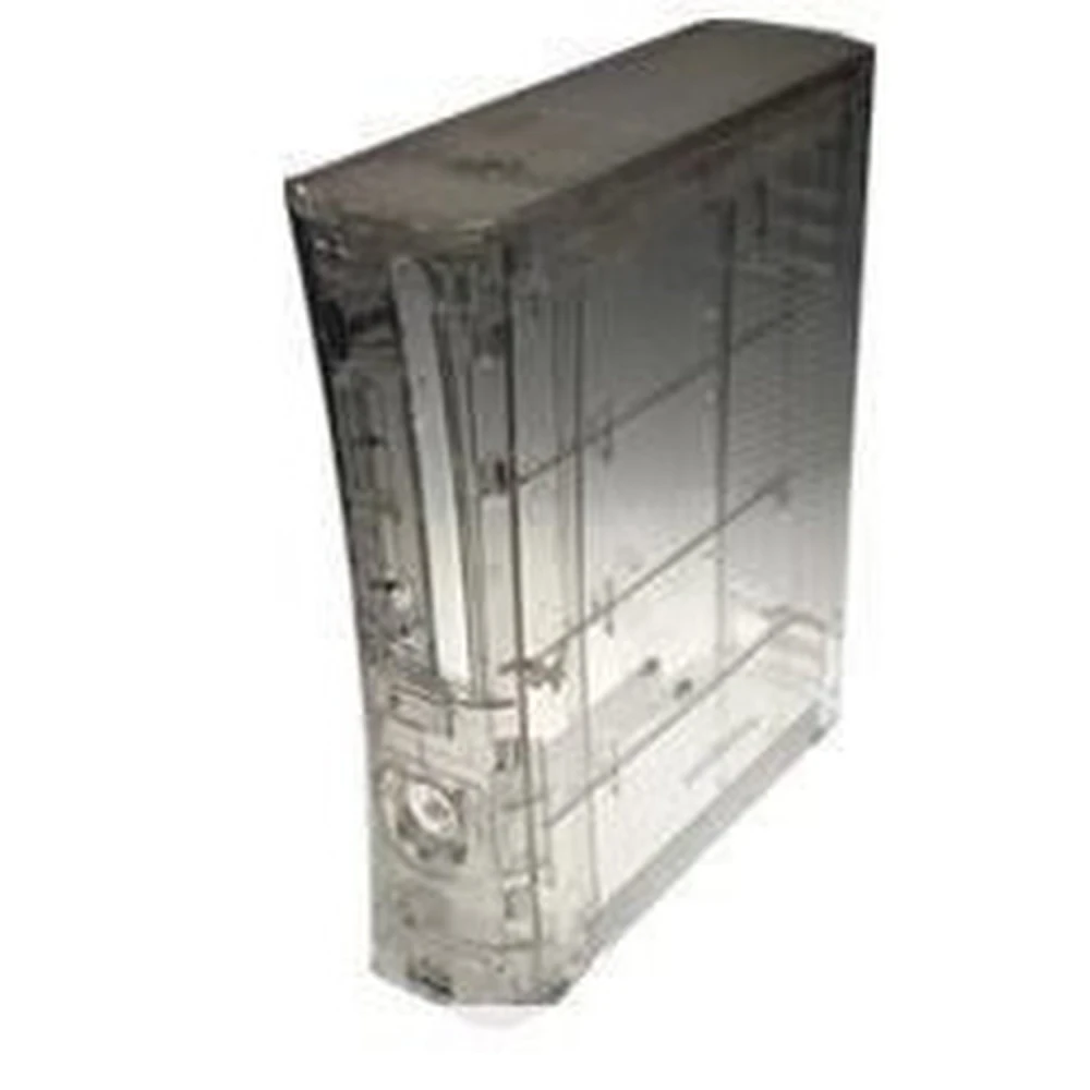 Carcasă completă Xbox 360 transparentă pentru reîmprospătarea consolei