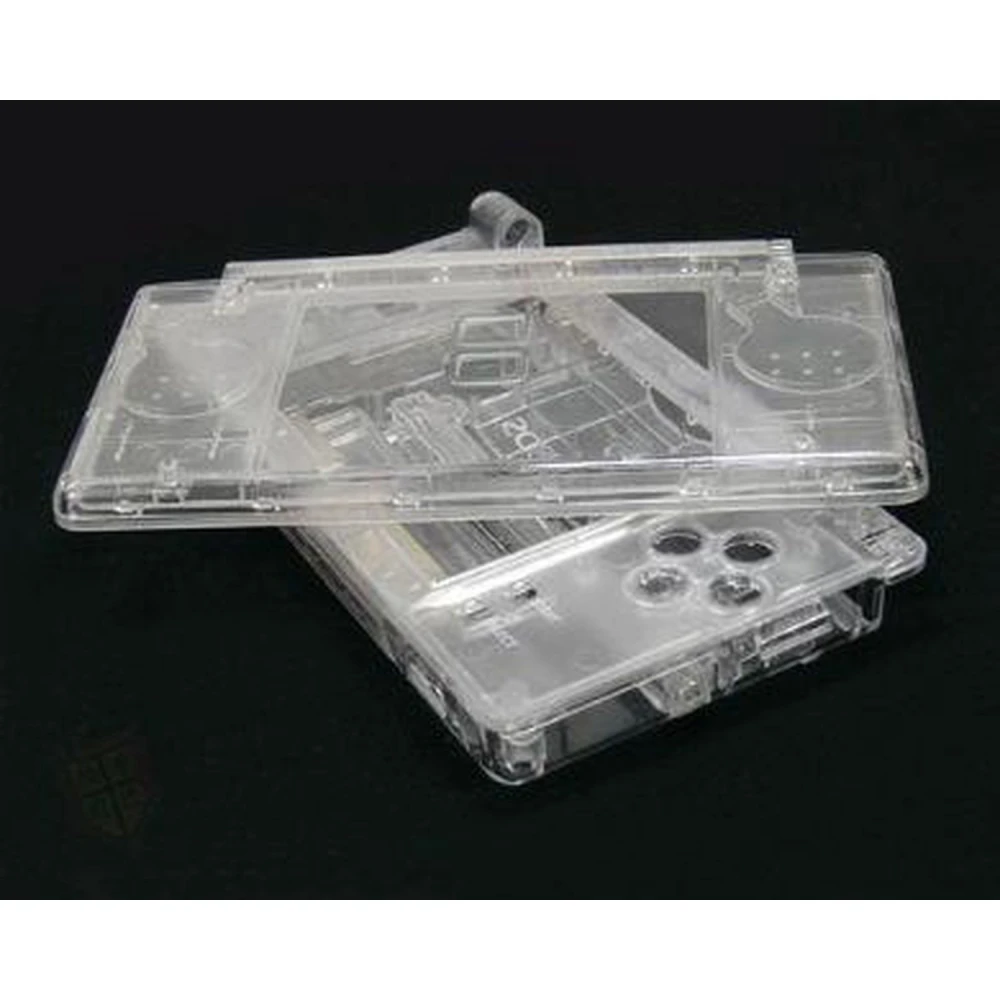 Carcasă de înlocuire Nintendo DS Lite transparentă - kit complet
