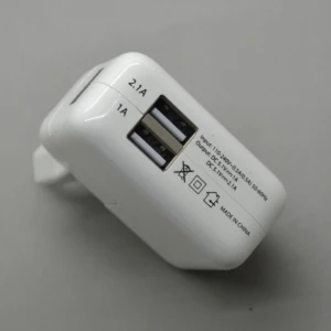 Incarcator de retea dual USB 2,1A si 1A pentru tablete si telefoane