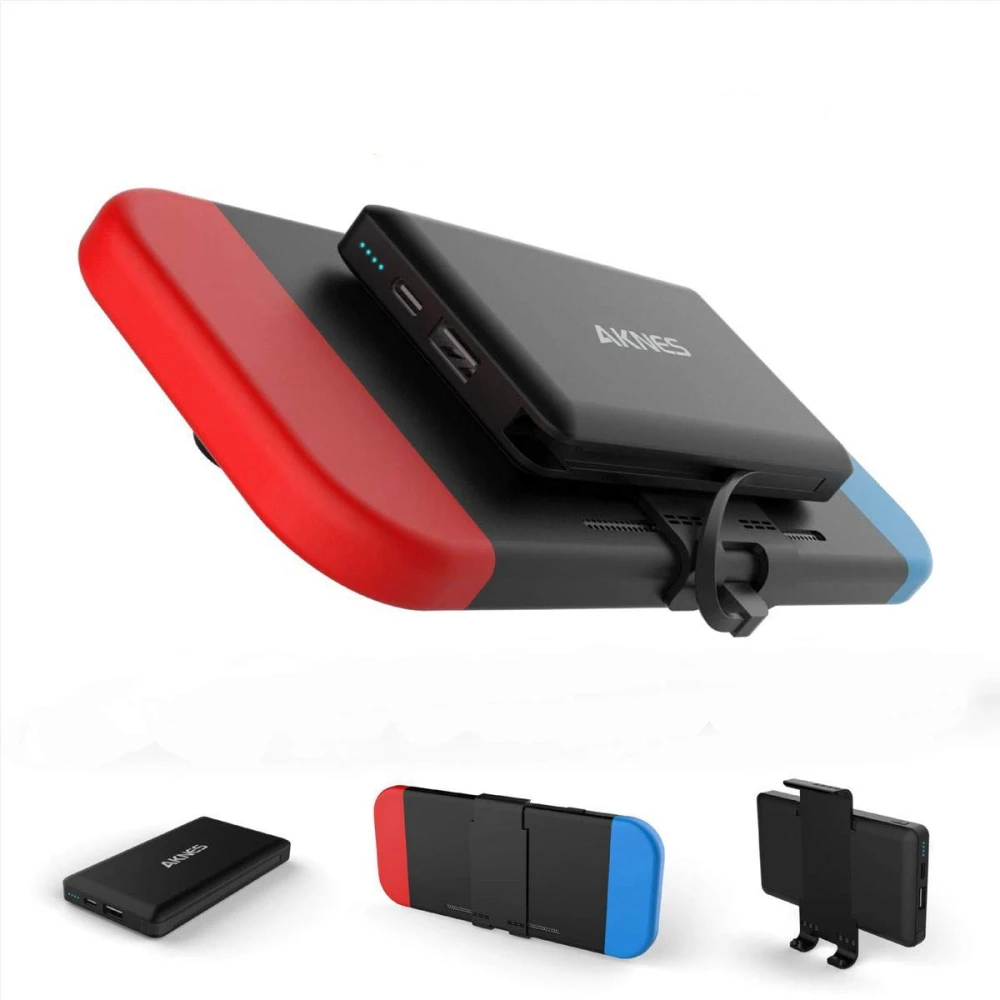Power bank portabil pentru Nintendo Switch 10000mAh, negru