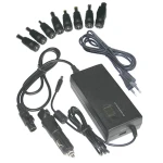 Încărcător universal portabil 90W pentru casă și mașină, compatibil cu laptopuri
