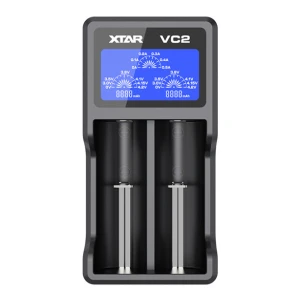Incarcator universal XTAR VC2 pentru baterii Li-Ion cu LCD