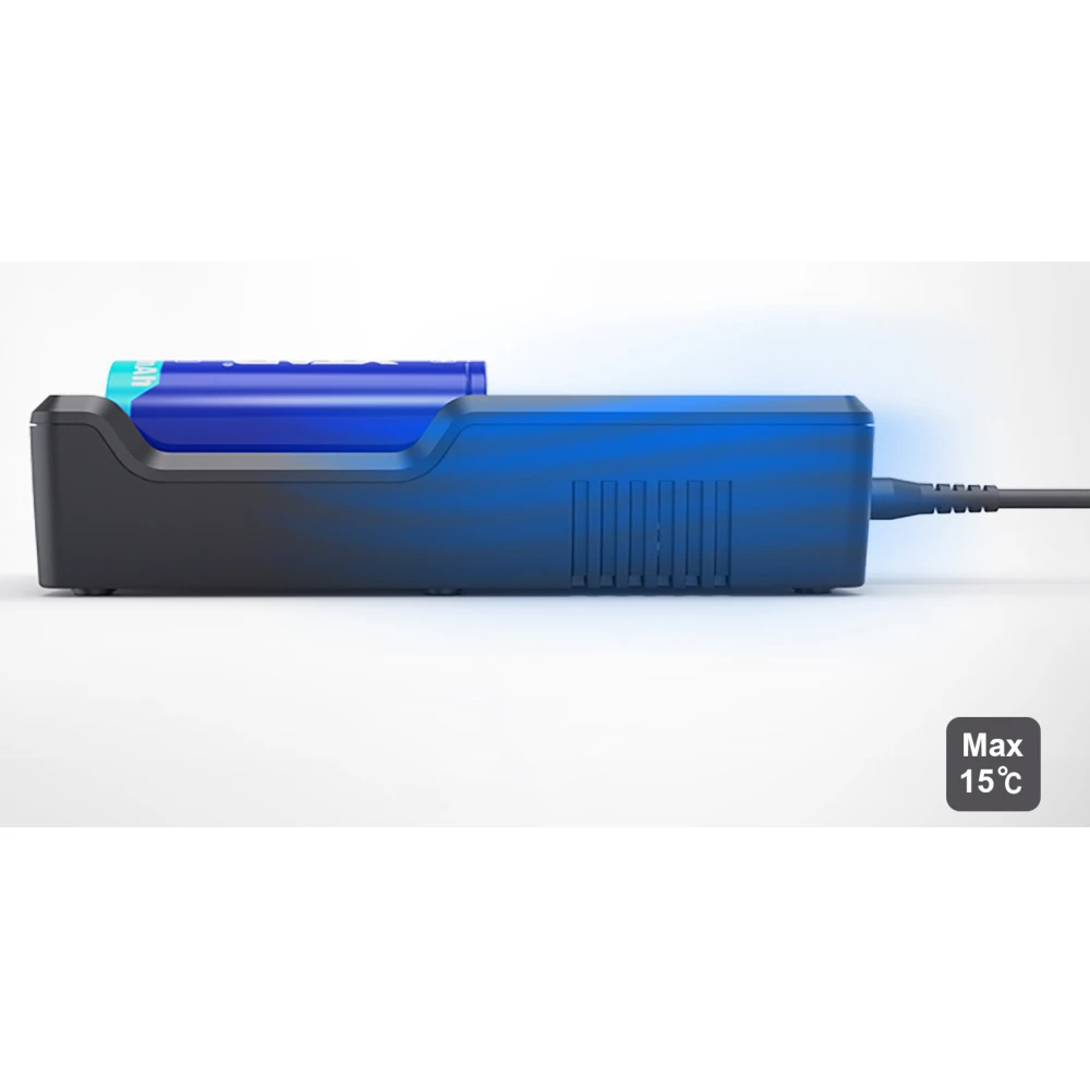 Cargador universal XTAR VC4 compatible con baterías 18650 y 26650