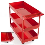 Carucior scule atelier profesional 3 rafturi cu roti TSX TOOL