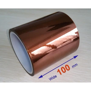 Bandă adezivă Kapton 100mm rezistentă la căldură pentru lipire și reparații