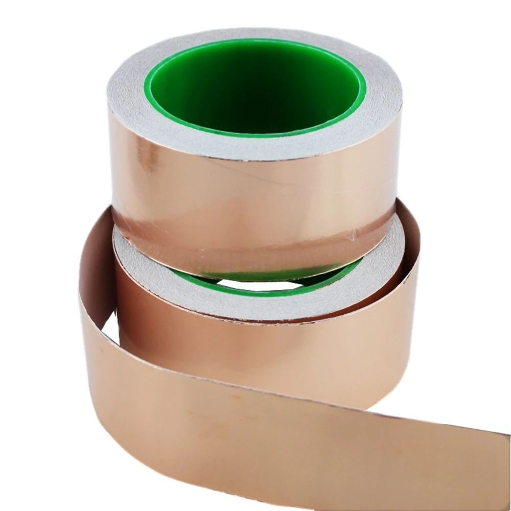 Bandă de cupru adezivă 50mm x 20 metri pentru aplicații electronice