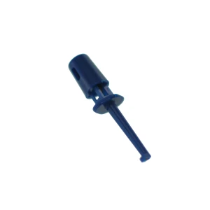 Clip de conectare cablu pentru sondă de test albastru cu cârlige simple 4cm