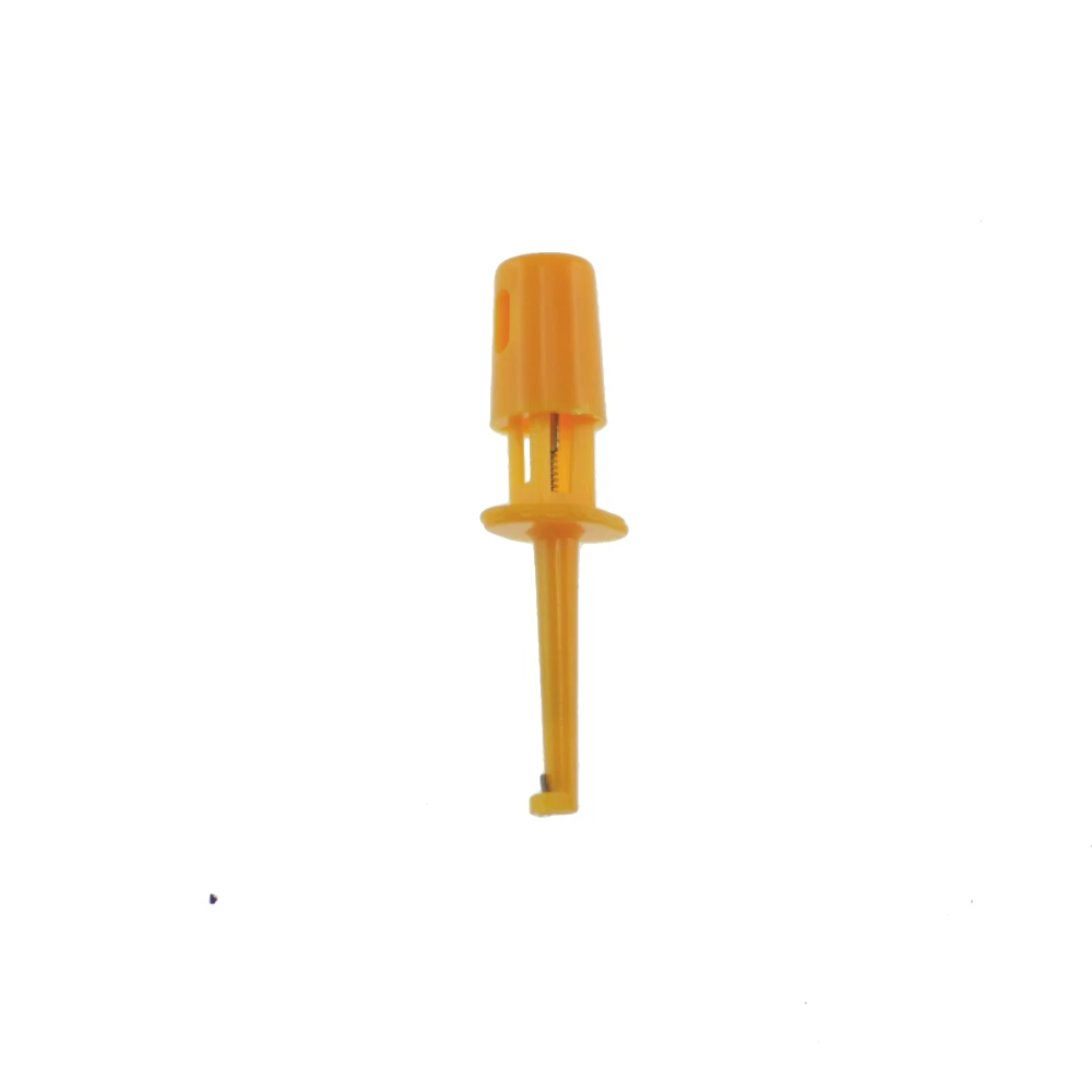Clește de conexiune pentru sondă de test portocaliu cu cârlige simple de 4 cm