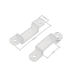 Clip de fixare transparent din silicon pentru benzi LED 12V