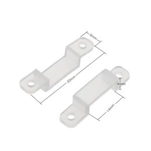 Clip de fixare transparent din silicon pentru benzi LED 12V
