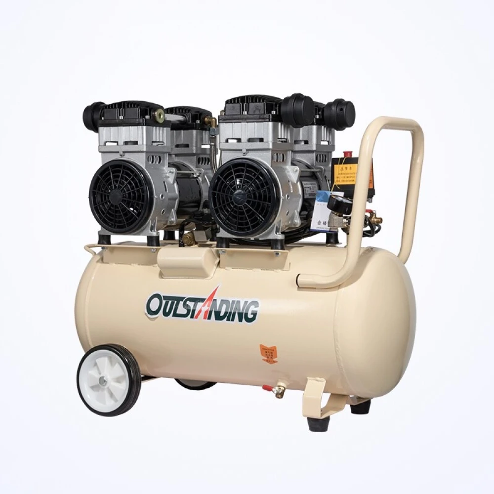 Compresor de aer silențios fără ulei 50L OTS550W x 2-50L Outstanding