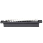 Vista lateral del conector 64 pines compatible con Sega Mega Drive