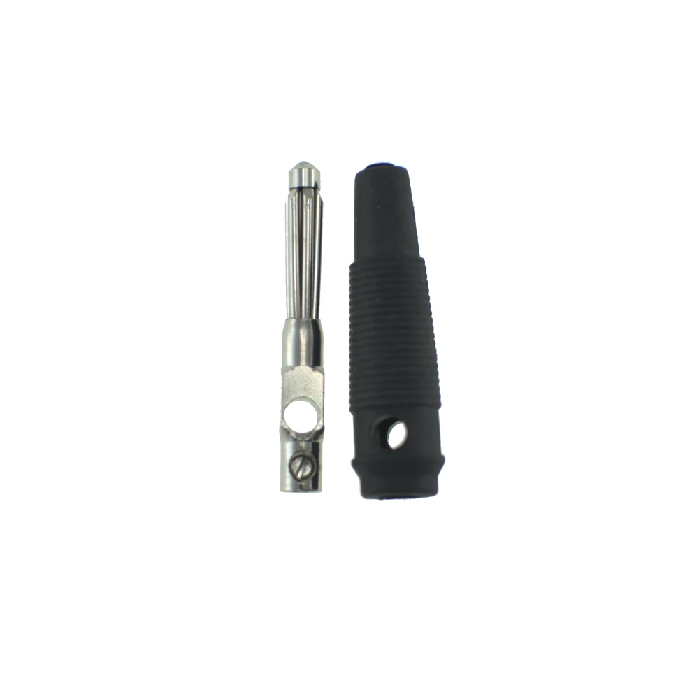 Conector banana 4mm negru BP4526 Satkit pentru cabluri de măsurare