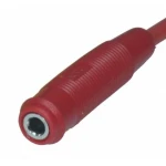 Conector banana femelă 4mm roșu BS4506 Satkit pentru conexiuni electrice