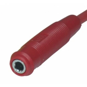 Conector banana femelă 4mm roșu BS4506 Satkit pentru conexiuni electrice