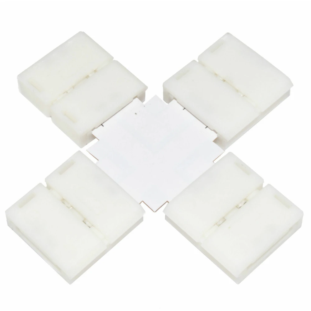 Conector clip LED Forma-X 10mm 4Pin 5050 RGB pentru bandă LED
