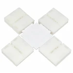 Conector clip LED Forma-X 10mm 4Pin 5050 RGB pentru bandă LED