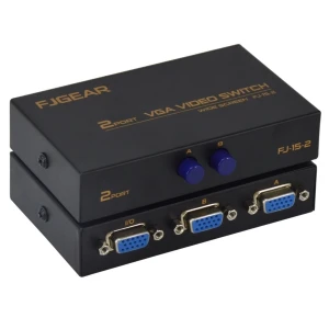 Comutator VGA 2 intrări 1 ieșire - switch VGA pentru monitor PC fără pierderi de calitate