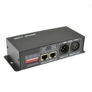 YourLed Controler DMX512 pentru benzi LED RGB 12/24VDC, 3 canale