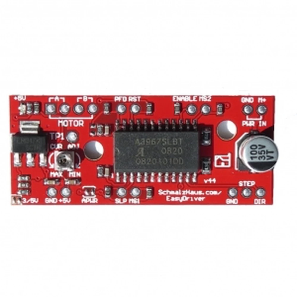 Controler Easydriver V4.4 A3967 pentru motoare pas cu pas compatibil Arduino