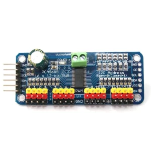 Controler servomotoare 16 canale PCA9685 12 biți PWM I2C compatibil Arduino