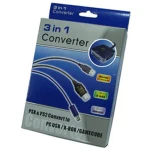 Convertor 3 în 1 pentru controllere PS/PS2 la USB, GameCube și Xbox - Mayflash
