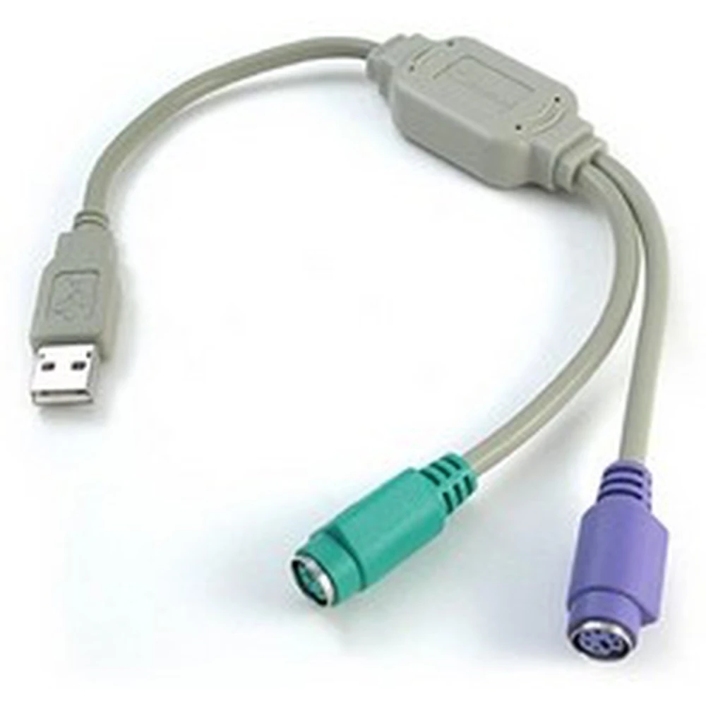 Adaptor USB la PS/2 pentru tastatură și mouse - satkit