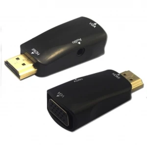 Convertor HDMI la VGA cu audio pentru video și sunet de calitate