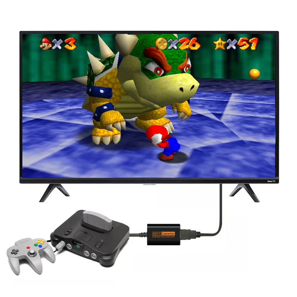Convertor HDMI pentru Nintendo N64 - adaptor pentru SNES, SFC și NGC