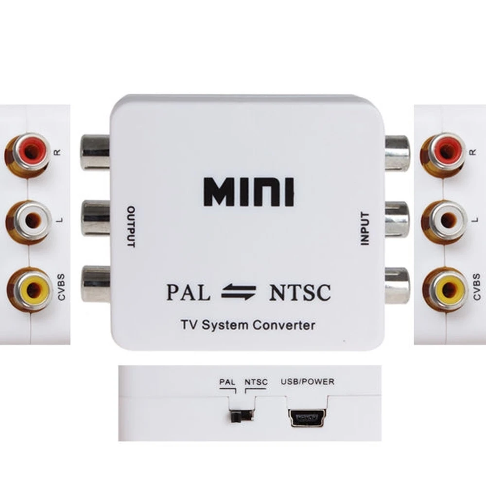 Convertor PAL la NTSC bidirecțional pentru TV - adaptor format video