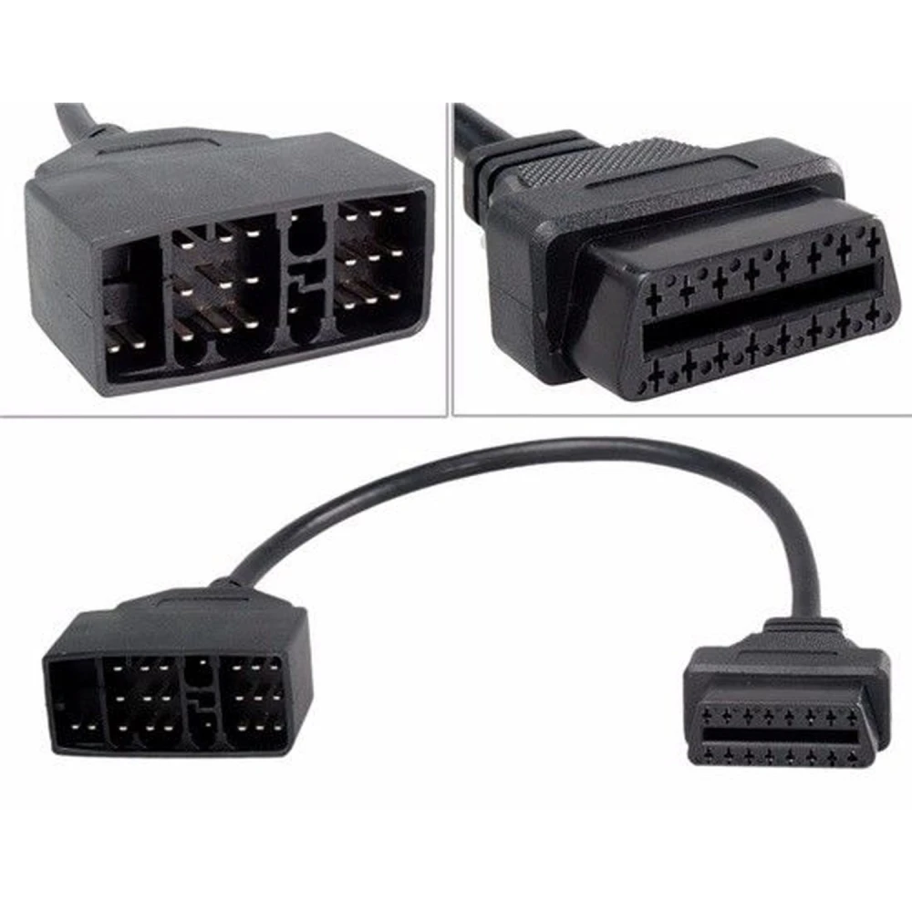 Adaptor Toyota 22 pin la OBDII 16 pin pentru diagnoză auto