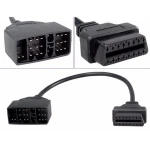 Adaptor Toyota 22 pin la OBDII 16 pin pentru diagnoză auto