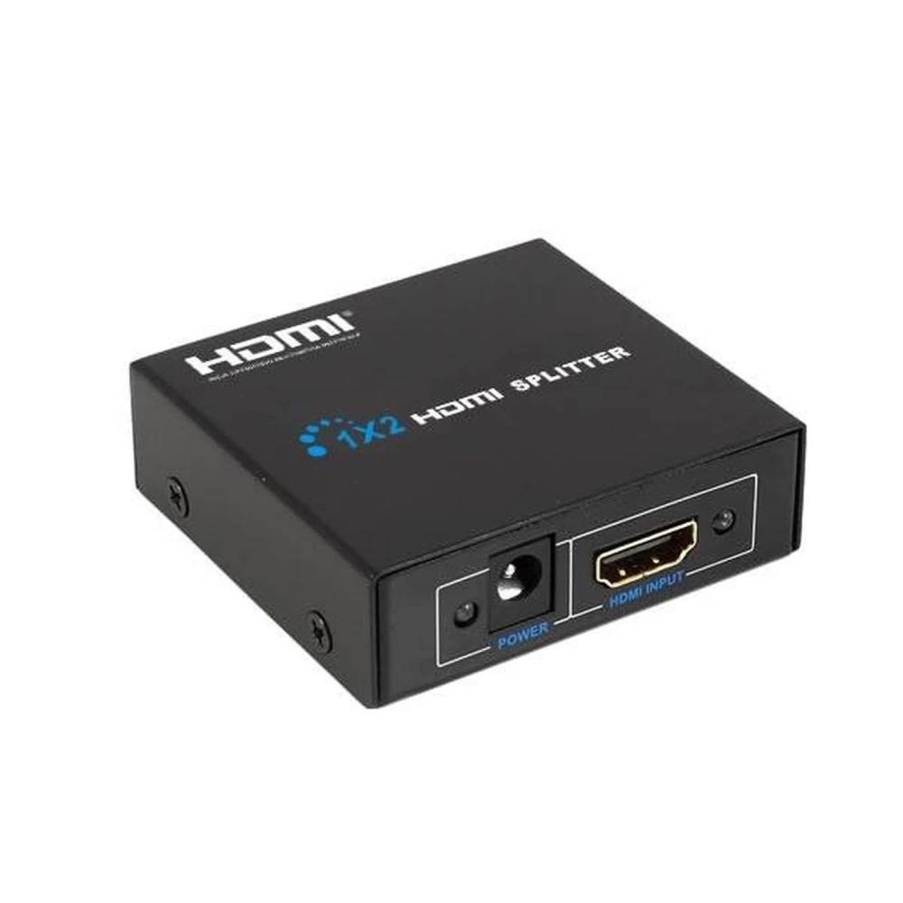 Splitter HDMI 1x2 Full HD cu 1 intrare și 2 ieșiri compatibil 1080p HDTV și 3D
