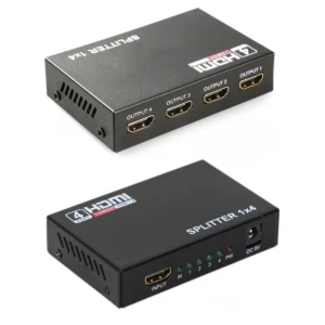 satkit Splitter HDMI 1x4 Full HD 1 intrare 4 ieșiri 1080p HDTV și 3D