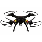 Drone Syma X8W cu cameră HD și WiFi - Quadcopter negru 2.4GHz 4CH 6Axis Gyro