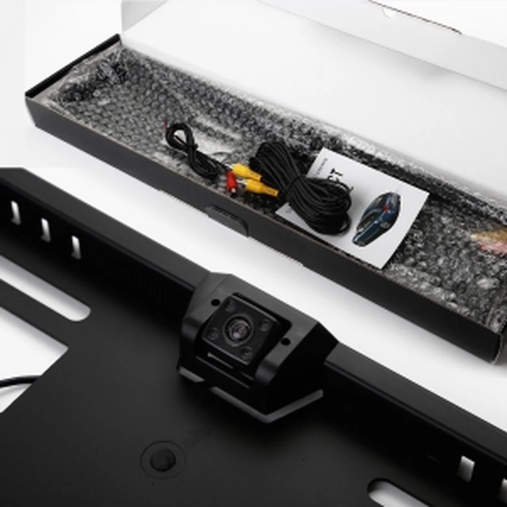 E315 4LED ramă număr cu cameră spate viziune nocturnă pentru mașină